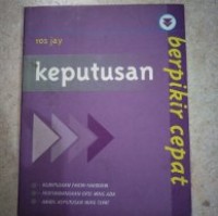 Image of Berpikir Cepat ; Keputusan