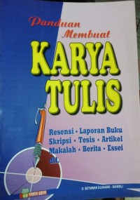 Image of Panduan Membuat Karya Tulis