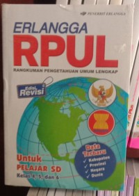 Image of RPUL Rangkuman Pengetahuan UmumLengkap UntukPelajar SD Kelas 4,5 dan 6