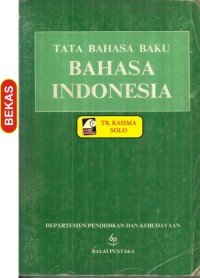 Image of Tata Bahasa Baku Bahasa Indonesia